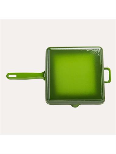 Sürel 30 cm Kare Izgara Tava Degrade Yeşil