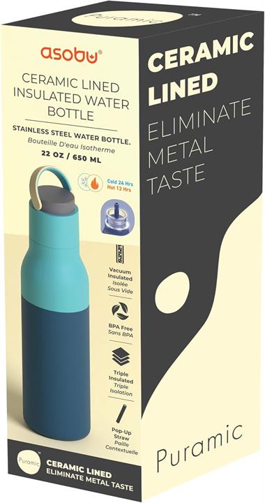 Asobu, METRO ŞİŞE, 650ml, PASTEL BLUE