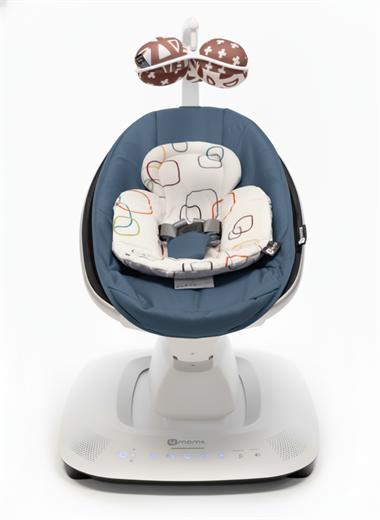4moms Mamaroo 5.0 Elektrikli Ana Kucağı - Slate Blue + Yenidoğan Destek Pedi