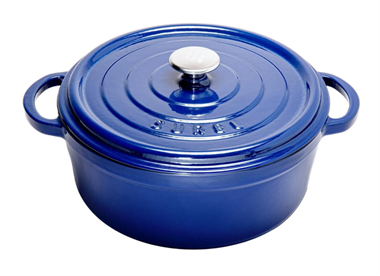 Sürel 32 cm Yuvarlak Tencere Parlak Koyu Mavi