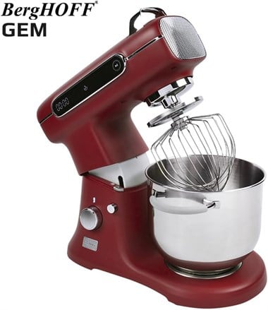 Berghoff 7950012 Gem Retro 1500W 7 lt Hamur Yoğurma Makinesi Kırmızı