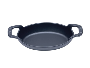 Sürel 21*13 cm Oval Düz Sahan Mat Siyah