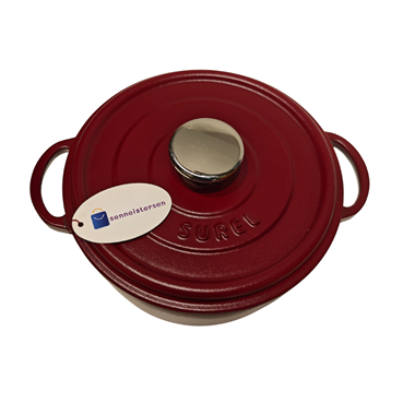 Sürel 24 cm Yuvarlak Tencere Saten Bordo