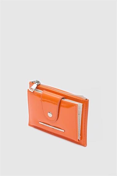 OLLBAG Lula Turuncu Rugan Bayan Kartlık