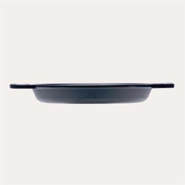 Sürel 20 cm Yuvarlak Düz Sahan Mat Siyah