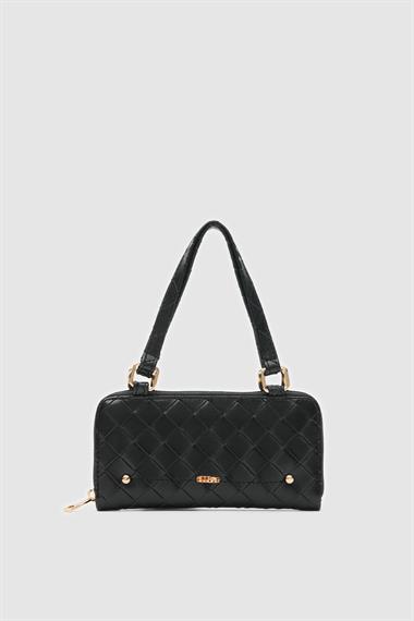 OLLBAG Klosa Siyah Renk Çapraz Çanta Cüzdan