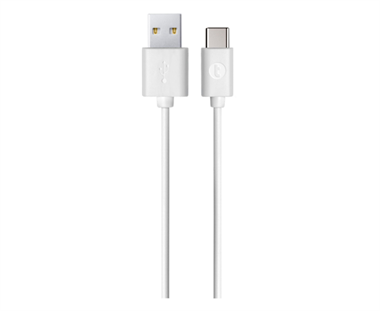 TAKS 5DK12B USB-A/USB-C ŞARJ KABLOSU BEYAZ 100CM