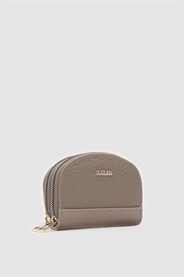 OLLBAG Jefece Vizon Renk Naturel Desen Çanta Cüzdan