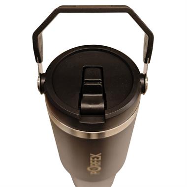 Porfex Pipetli Siyah Termos 1lt.