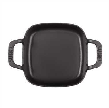 Sürel 16 cm Kare Düz Sahan Parlak Kırmızı