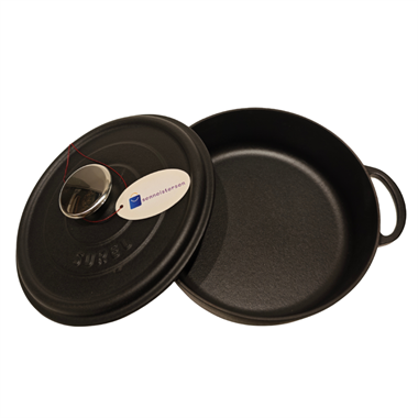 Sürel 24 cm Yuvarlak Sığ Tencere Mat Siyah