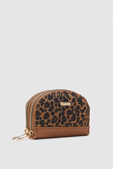 OLLBAG Jefece Leopar Desen Çanta Cüzdan