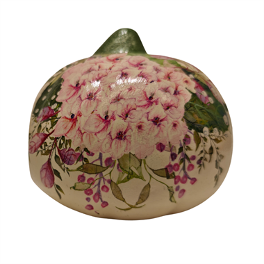 Seramik beyaz gülen surat kabak