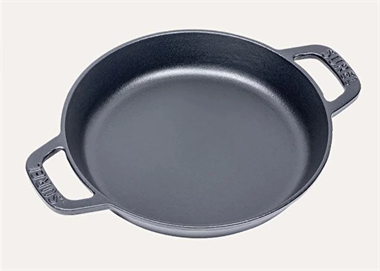 Sürel 18 cm Yuvarlak Düz Sahan Mat Siyah