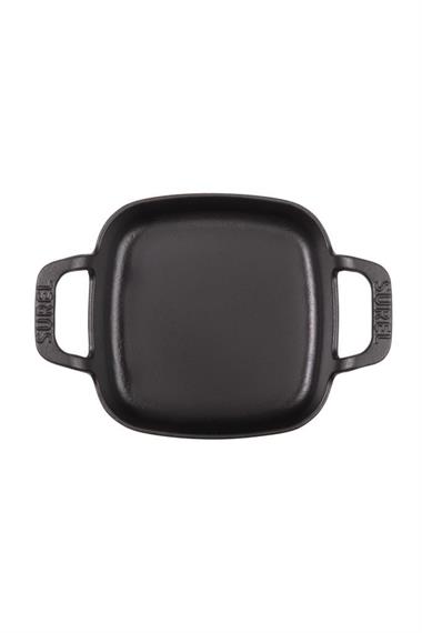 Sürel 22 cm Kare Düz Sahan Parlak Kırmızı