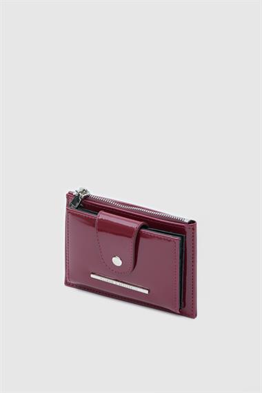 OLLBAG Lula Bordo Renk Rugan Bayan Kartlık