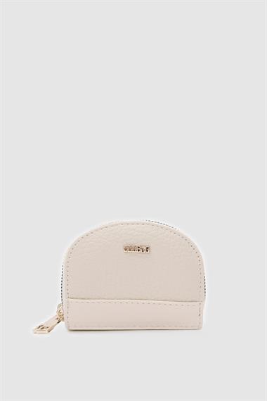 OLLBAG Jefece Bej Renk Naturel Desen Çanta Cüzdan