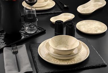 Noble life Vintage 27 Parça Porselen Yemek Takımı