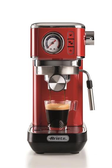 Ariete Moderna Espresso Slim Kahve Makinesi Kırmızı 1381/13