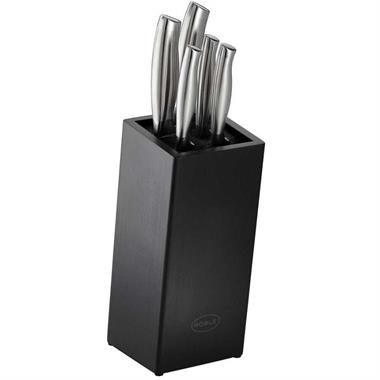 Rösle Basic Line Bıçak Seti Bambu Fırçalı Stant 6 Parça 13755