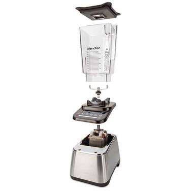 Blendtec - Designer 650s Paslanmaz Çelik Blender,3 hp,1560W,WildSide+ - D650D0507A1A-EUA1AP1