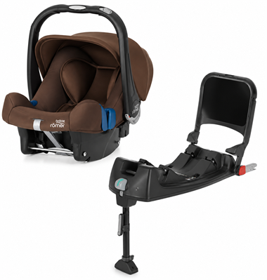 Britax-Römer Baby Safe Plus SHR II Bundle 0-13 kg Ana Kucağı + Baza / Wood Brown