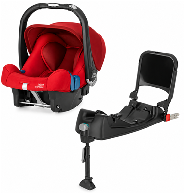 Britax-Römer Baby Safe Plus SHR II Bundle 0-13 kg Ana Kucağı + Baza / Flame Red