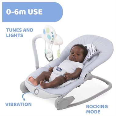 Chicco Balloon Bouncer Ev Tipi Titreşimli Ana Kucağı - Mavi