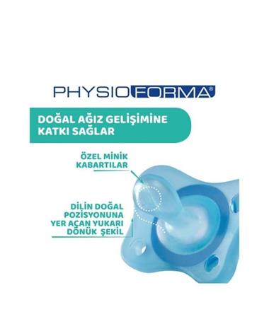 Chicco PhysioForma Mini Soft 2li Emzik 2-6 Ay Erkek