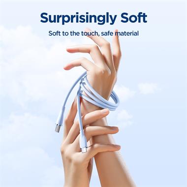 JOYROOM SA29-AC3 3A USB A-TYPE C 1.2M-BLUE