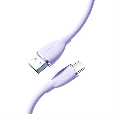 JOYROOM SA29-AC3 3A USB A-TYPE C 1.2M-PURPLE