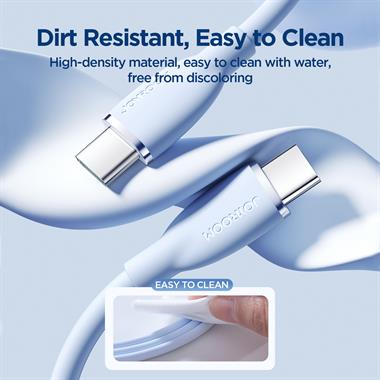 JOYROOM SA29-CC5 100W TYPE C-TYPE C 1.2M-BLUE