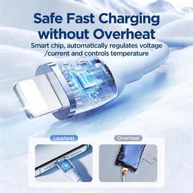 JOYROOM SA29-CL3 30W TYPE C-LIGHTNING 1.2M-BLUE