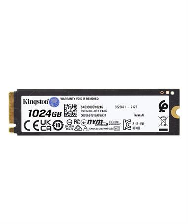 Kingston 1024G KC3000 PCIe 4.0 NVMe M.2 SSD