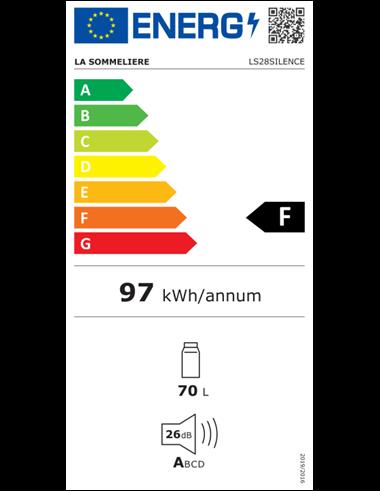 La Sommeliere Şarap Saklama Dolabı 28 Şişe Kapasiteli LS28SILENCE