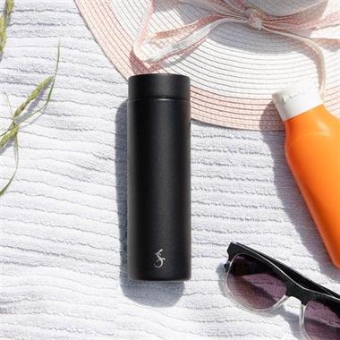 Lurch - Mini Termos 300 ml Mat Siyah, Paslanmaz Çelik - Çift Cidarlı, Sızdırmaz - 270970