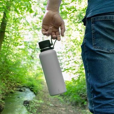 Lurch - “Outdoor” 1 L Granit Gri, Paslanmaz Çelik Termos - Çift Cidarlı, Sızdırmaz - 270982