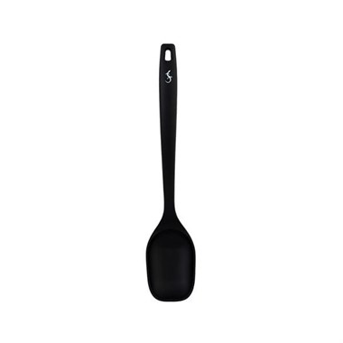 Lurch - Platin Silikon Servis Kaşığı 33,5 cm Siyah - Yanmaz, Yapışmaz, Bükülmez, Çizmez, Tat ve Koku Bırakmaz - 240614