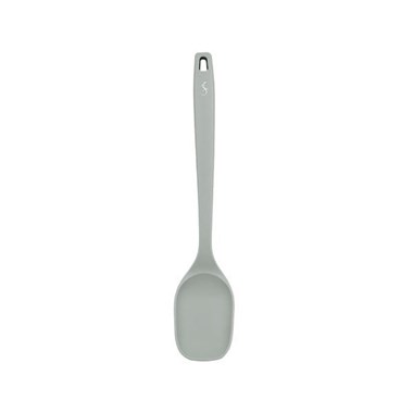 Lurch - Platin Silikon Servis Kaşığı 33,5 cm Açık Gri - Yanmaz, Yapışmaz, Bükülmez, Çizmez, Tat ve Koku Bırakmaz - 240014