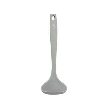 Lurch - Platin Silikon Sos Kepçesi 28 cm Açık Gri - Yanmaz, Yapışmaz, Bükülmez, Çizmez, Tat ve Koku Bırakmaz - 240015