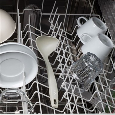 Lurch - Platin Silikon Sos Kepçesi 28 cm Açık Gri - Yanmaz, Yapışmaz, Bükülmez, Çizmez, Tat ve Koku Bırakmaz - 240015
