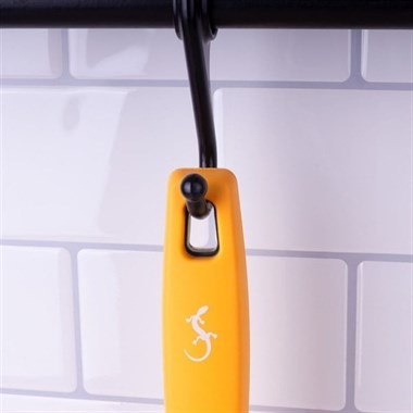 Lurch - Platin Silikon Spatula 28 cm Sarı - Yanmaz, Yapışmaz, Bükülmez, Çizmez, Tat ve Koku Bırakmaz - 240044