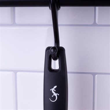 Lurch - Platin Silikon Spatula 28 cm Siyah - Yanmaz, Yapışmaz, Bükülmez, Çizmez, Tat ve Koku Bırakmaz - 240604