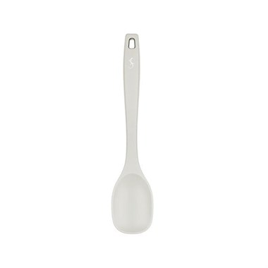 Lurch - Platin Silikon Yemek Kaşığı 28 cm Açık Gri - Yanmaz, Yapışmaz, Bükülmez, Çizmez, Tat ve Koku Bırakmaz - 240001