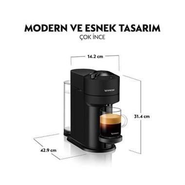 Nespresso Vertuo Next Kapsül Kahve Makinesi Açık Gri