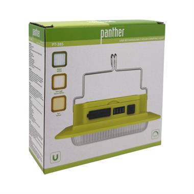 PANTHER PT-385 ŞARJLI SOLAR KAMP LAMBASI