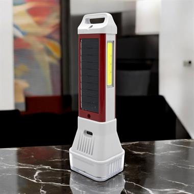 PANTHER PT-8872 USB ŞARJLI SOLAR EL FENERİ