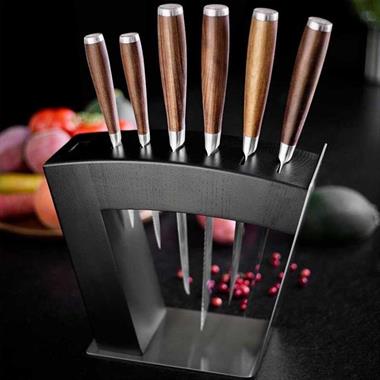 Rösle Bıçak Standı Dişbudak 6 Bıçak 1 Makas Kapasite 15042