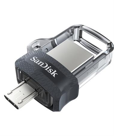 SanDisk Ultra Dual Drive m3.0 64GB Grey - Silver