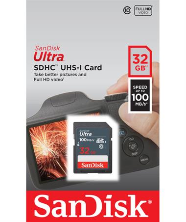SanDisk Ultra SDHC Memory Card 32GB
